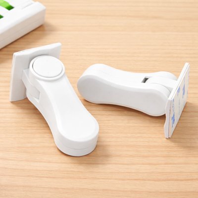 bloque porte blanc 2 pièces vue dessus fond bois clair