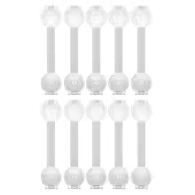 bloque porte transparent lot 10 pièces long vue ensemble fond blanc