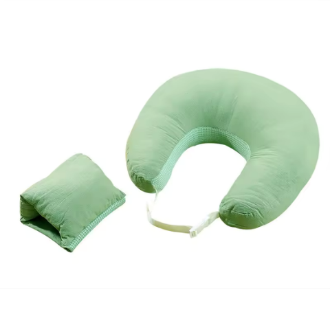 coussin-d'allaitement-coussin-vert-deux-pièce
