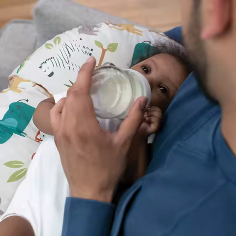 coussin d'allaitement formes animaux papa biberon bébé nuit