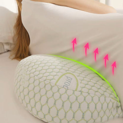 coussin de grossesse forme E matiére douce respirante haute qualité